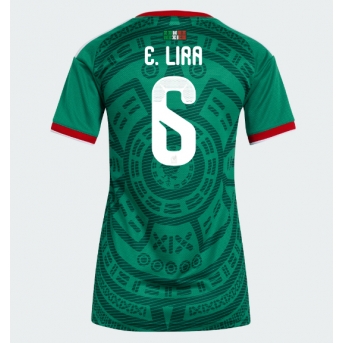 Billige Fotballdrakt Mexico Erik Lira #6 Replika Hjemmedrakt Dame VM 2026 Kortermet